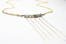 Gold& Labradorite Necklace